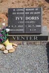 VENTER Ivy Doris nee COLSON 1915-2008