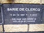 CLERCQ Sarie, de 1961-2010