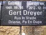 DREYER Gert 1965-2012