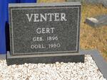 VENTER Gert 1896-1980