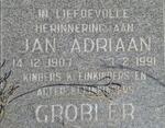 GROBLER Jan Adriaan 1907-1991