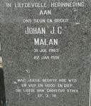 MALAN J.C. 1963-1991
