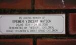 WATSON Brewer Vincent 1931-2005