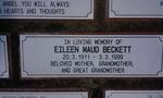 BECKETT Eileen Maud 1911-1999