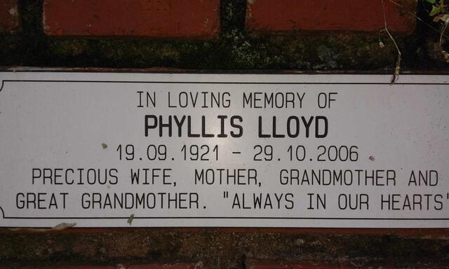 LLOYD Phyllis 1921-2006