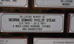 STEAD George Edward Philip 1915-1971