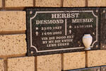 HERBST Desmond 1927-2003 & Miemie 1934-