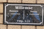 WILLEMSE Hannes 1945- & Toelie 1950-