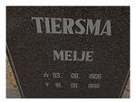 TIERSMA Meije 1906-1999