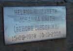 SMITH Helena Elizabeth Johanna nee DIEDERIKS 1918-2005