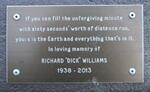 WILLIAMS Richard 1938-2013