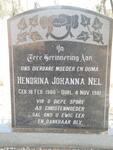NEL Hendrina Johanna 1900-1981