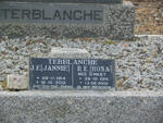TERBLANCHE J.E. 1914-2001 & R.E. SWART 1916-2006