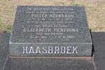 HAASBROEK Pieter Hermanus 1911-1976 & Elizabeth Hendrina VAN NIEKERK 1912-1994