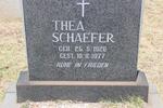 SCHAEFER Thea 1926-1977