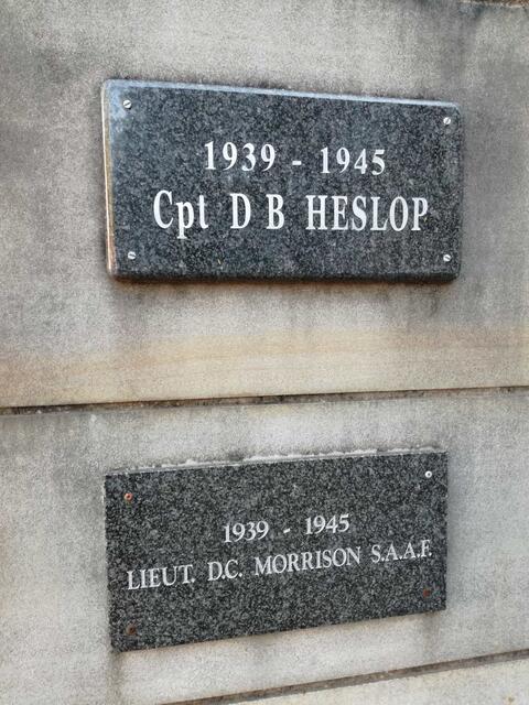 HESLOP D.B. :: MORRISON D.C.