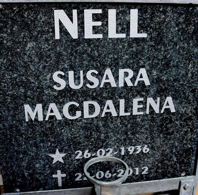 NELL Susara Magdalena 1936-2012