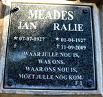 MEADES Jan 1927- & Ralie 1927-2009