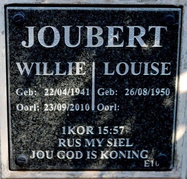 JOUBERT Willie 1941-2010 & Louise 1950-
