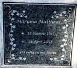 MATTHEUS Mariana 1967-2013
