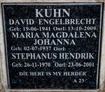 KUHN David Engelbrecht 1941-2009 & Maria Magdalena Johanna 1937- :: KUHN Stephanus Hendrik 1970-2001