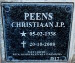 PEENS Christiaan J.P. 1938-2008