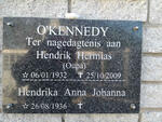 O'KENNEDY Hendrik Hermias 1932-2009 & Hendrika Anna Johanna 1936-