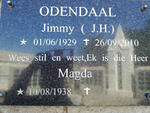 ODENDAAL J.H. 1929-2010 & Magda 1938-
