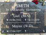 SMITH M.N. 1932-2010 & W.D. 1937-