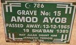 AYOB Amod -1965
