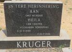 KRUGER Heila voorheen SCHEEPERS nee VENTER 1888-1928