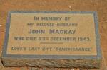 MacKAY John -1943