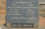 MERWE Willem Jacobus, van der 1882-1959 & Elizabeth Margaretha AURET 1889-1948