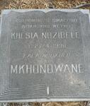 MKHONDWANE Khesia Nozibele -1938