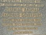 SCHEEPERS Jeremias Andrias Jacobus 1926-1945