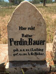 BAUER Ferdin. 1883-1905