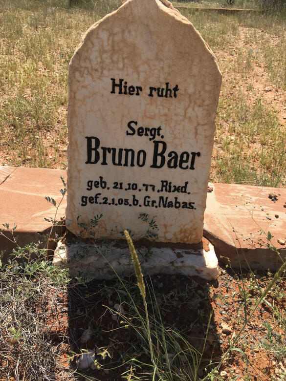 BAER Bruno 1877-1905