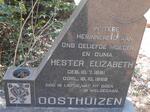 OOSTHUIZEN Hester Elizabeth 1881-1968
