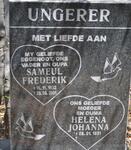 UNGERER Sameul Frederik 1932-2001 & Helena Johanna 1931-