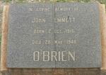 O'BRIEN John Emmett 1916-1946