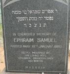 SAMUEL Ephraim -1960