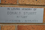 NEVAY Donald Stuart 1938-1994