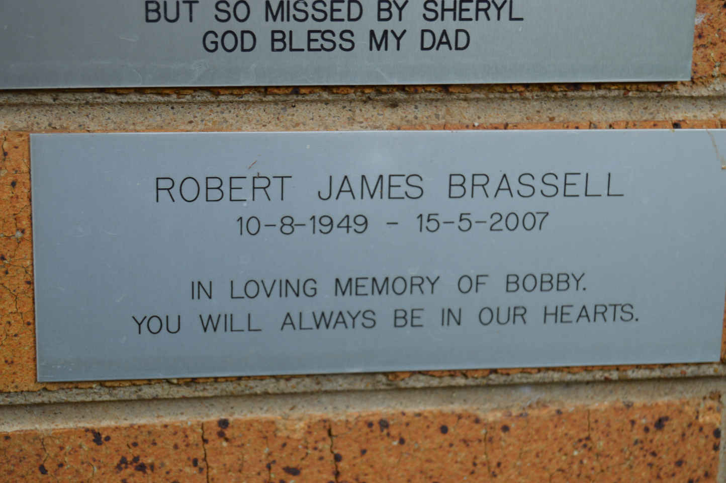 BRASSELL Robert James 1949-2007
