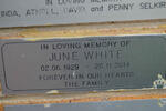WHITE June 1929-2014