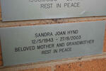 HYND Sandra Joan 1943-2003