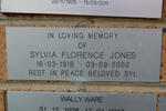 JONES Sylvia Florence 1918-2002