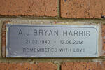 HARRIS A.J. Bryan 1940-2013
