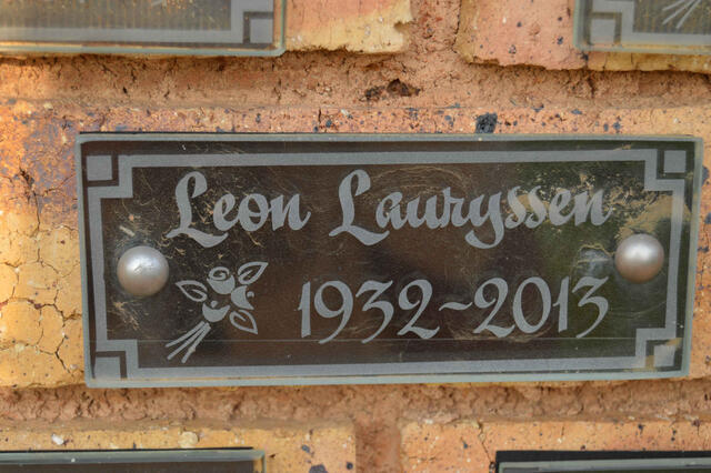 LAURYSSEN Leon 1932-2013