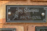 SCHEEPERS Joy 1923-2014