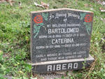 RIBERO Bartolomeo 1915-2001 & Caterina 1916-2007